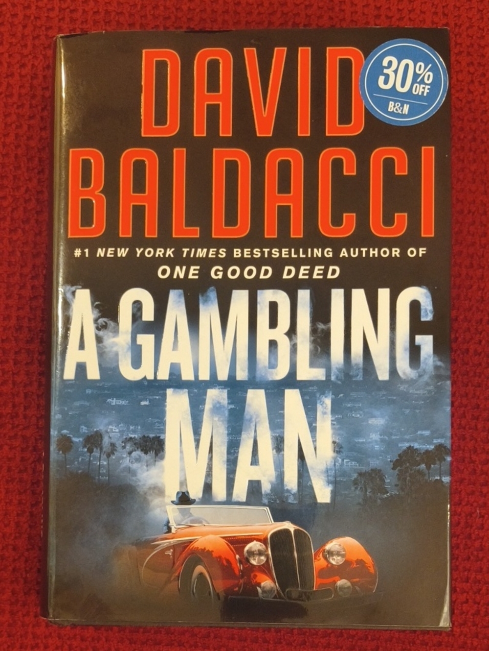 David Baldacci A Gambling Man Hardcover Book GU